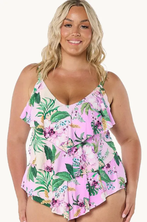 Women Capriosca Honolulu Tiered Frill Tankini Separate