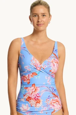 Women Sea Level Indochine Cross Front Tankini Separate