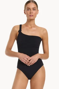 Women Jets Isla Rib One Shoulder One Piece