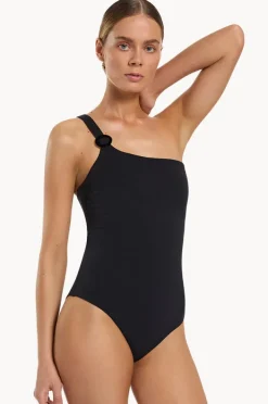 Women Jets Isla Rib One Shoulder One Piece