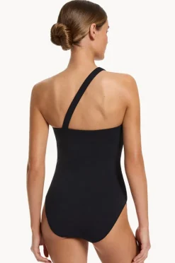Women Jets Isla Rib One Shoulder One Piece