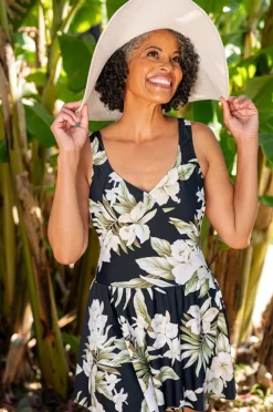 Women Maxine Island Greenery Swim Dress