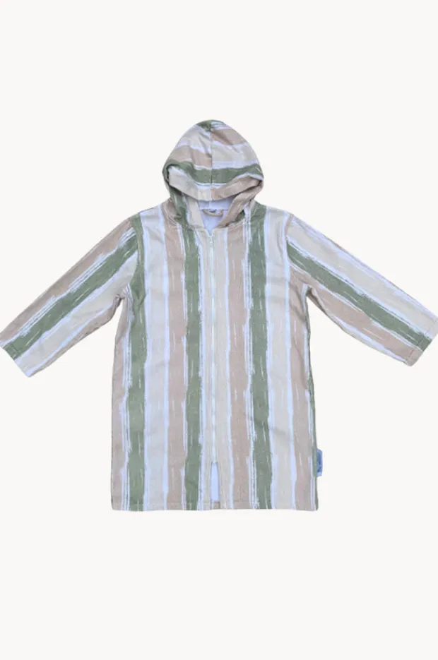 Women Back Beach Co Island Hooded Towelling Robe M/L
