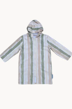 Women Back Beach Co Island Hooded Towelling Robe L/XL