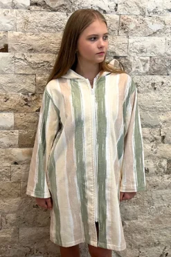 Women Back Beach Co Island Hooded Towelling Robe L/XL