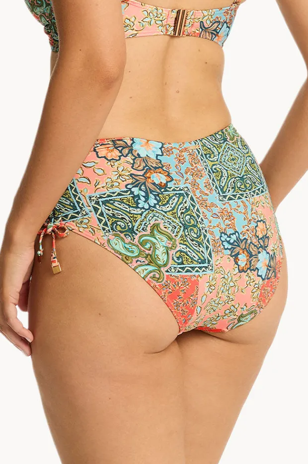Women Sea Level Java Mid Drawstring Pant