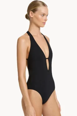 Women Jets et Lace Back Plunge One Piece