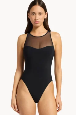 Women Jets et Lure High Neck One Piece