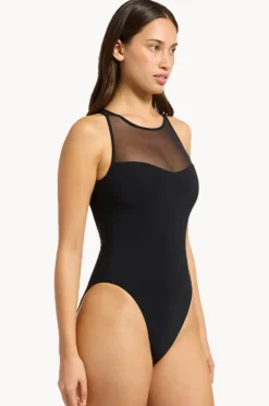 Women Jets et Lure High Neck One Piece