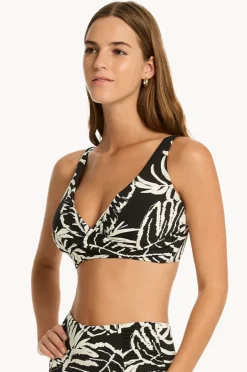 Women Sea Level Jungle Book G Cup Cross Front Bra