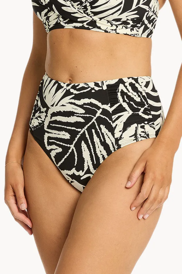 Women Sea Level Jungle Book Gathered High Waist Pant