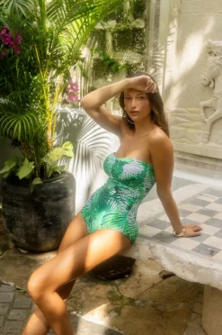 Women Jantzen Keanu E/f Cup Bandeau One Piece