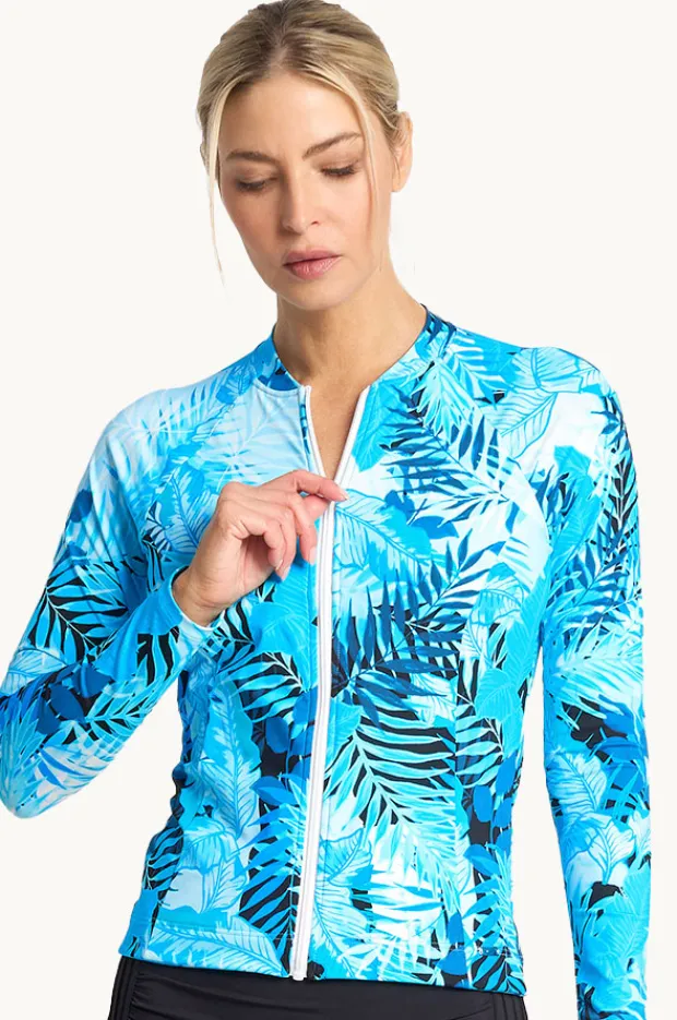 Women Jantzen Keanu Long Sleeve Suntop