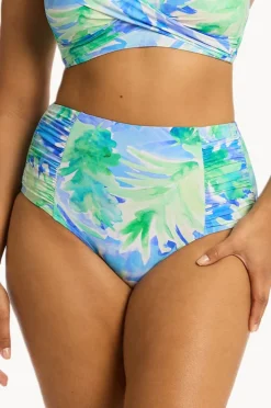 Women Sea Level Key Largo Gathered High Waist Pant