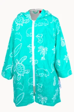 BOY Back Beach Co Kids Australia Hooded Towel Robe 3-5Y