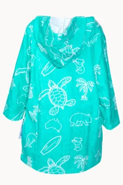 BOY Back Beach Co Kids Australia Hooded Towel Robe 3-5Y