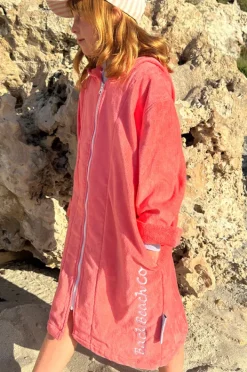 Back Beach Co Kids Salty Hooded Towelling Robe 7-11Y