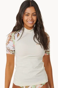 Women Rip Curl La Quinta Short Sleeve Suntop