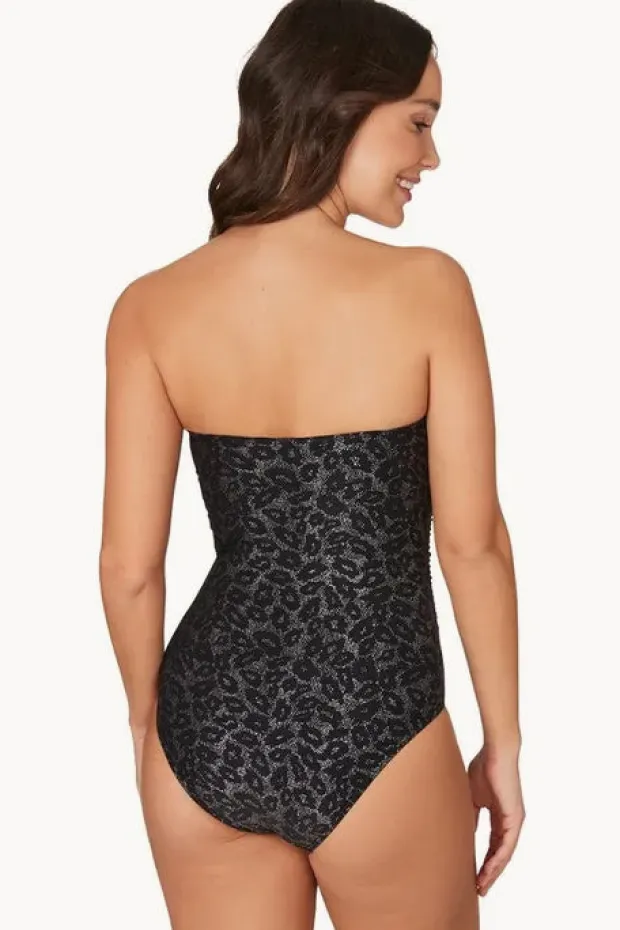 Women Nip Tuck Leopard Foil Colette One Piece