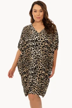 Women Sundrenched Leopard Resort Dress