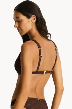 Women Sea Level Luminara Chain Link Longline Tri