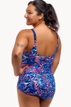 Women Funkita Mad Cat Scoop Neck One Piece