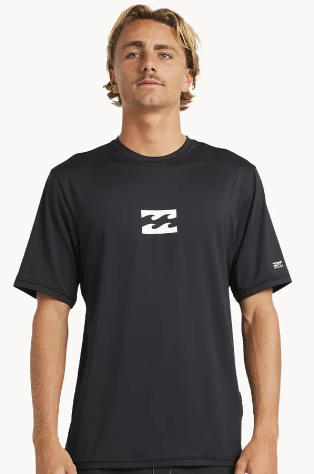 Billabong Mens All Day Wave Short Sleeve Suntop