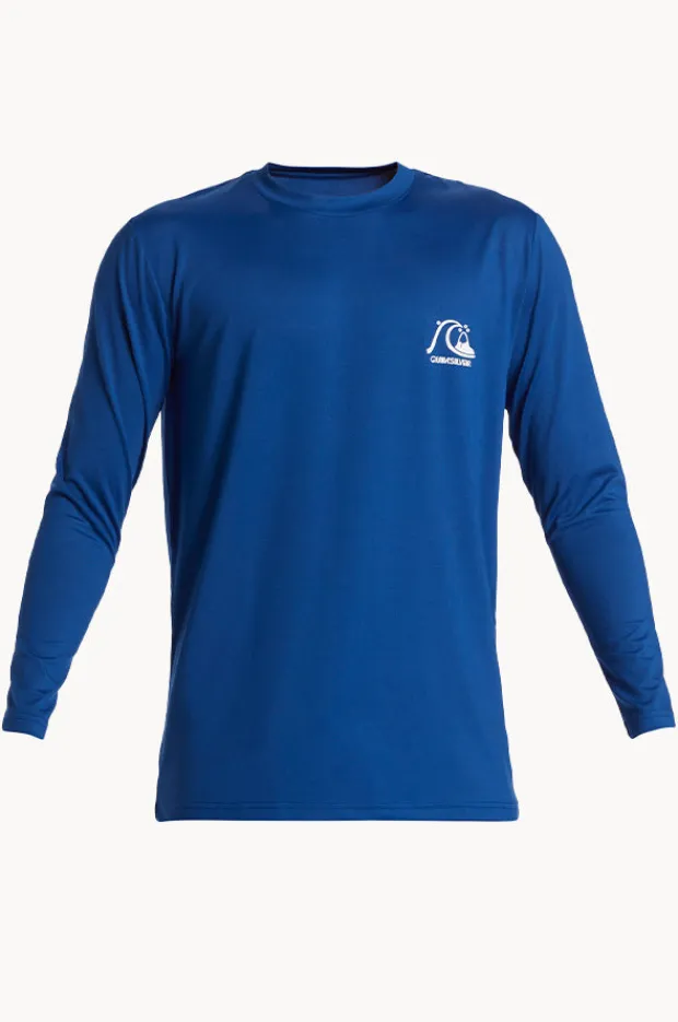Quiksilver Mens DNA Bubble Logo Long Sleeve Suntop