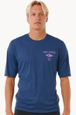 Rip Curl Mens Icons Surflite Short Sleeve Suntop