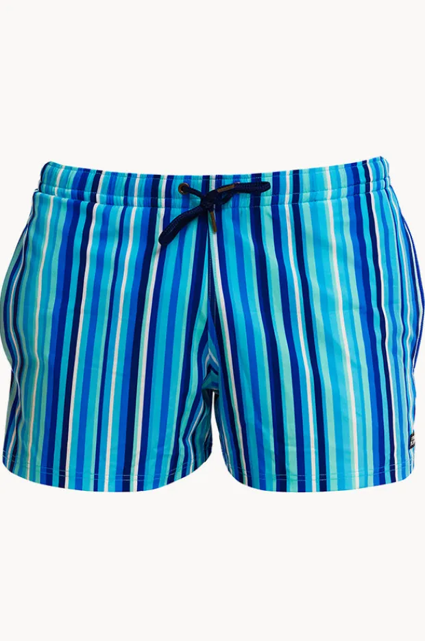 Funky Trunks Mens Lane Lines Shorty Short