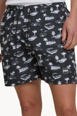 Urban Classics Mens Pattern Swim Short