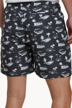 Urban Classics Mens Pattern Swim Short