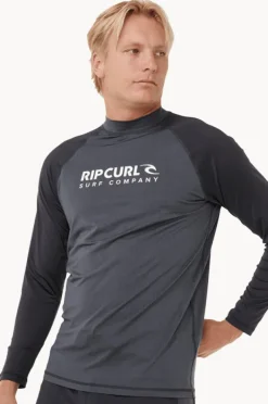 Rip Curl Mens Shock Long Sleeve Suntop