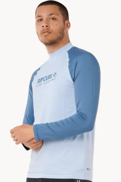 Rip Curl Mens Shock Long Sleeve Suntop