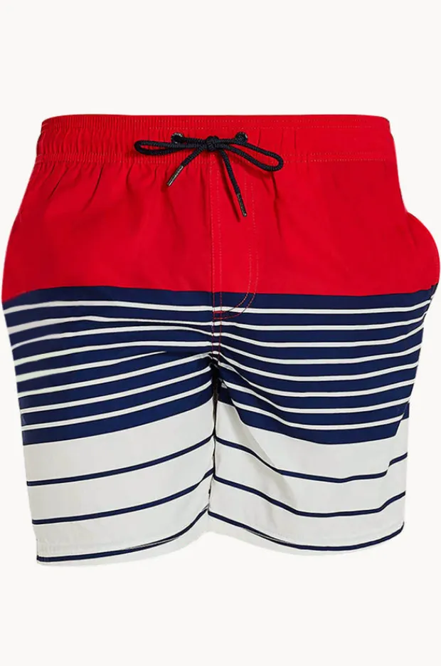 Coast Mens Sorrento Panel Stripe Boardshort