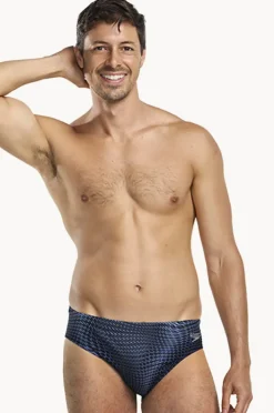 Speedo Mens Tech Allover 7cm Brief