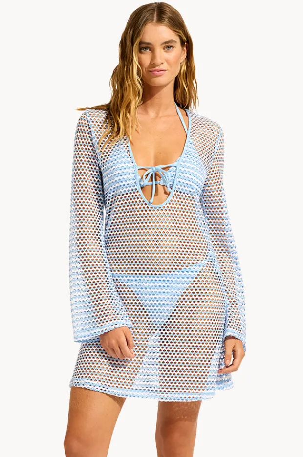 Women Seafolly Mesh Effect Cover Up