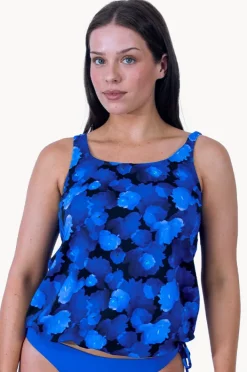 Women T.h.e. Swimwear Island D/DD Cup Blouson Tankini Separate