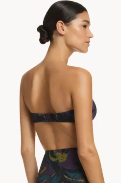 Women Jets Midnight Tropical Bandeau