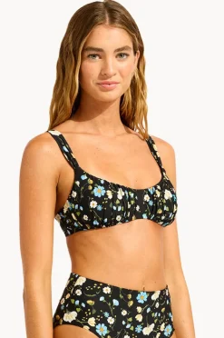 Women Seafolly Modern Romance Ruched Bralette