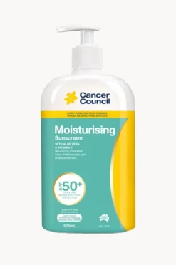 Women Cancer Council Australia Moisturising Sunscreen 50+ 500ml