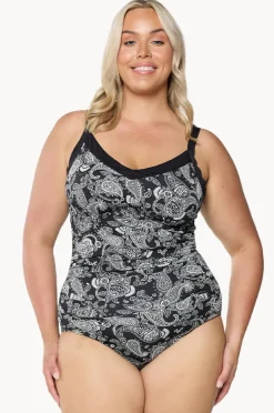 Women Capriosca Mono Paisley DD/E Cup Underwire One Piece
