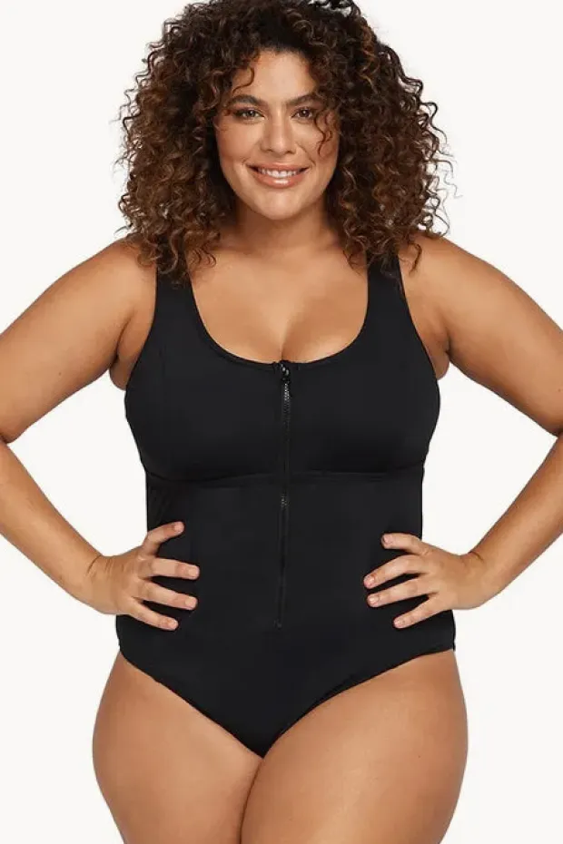 Women Artesands Natare Fuseli Zip Front One Piece