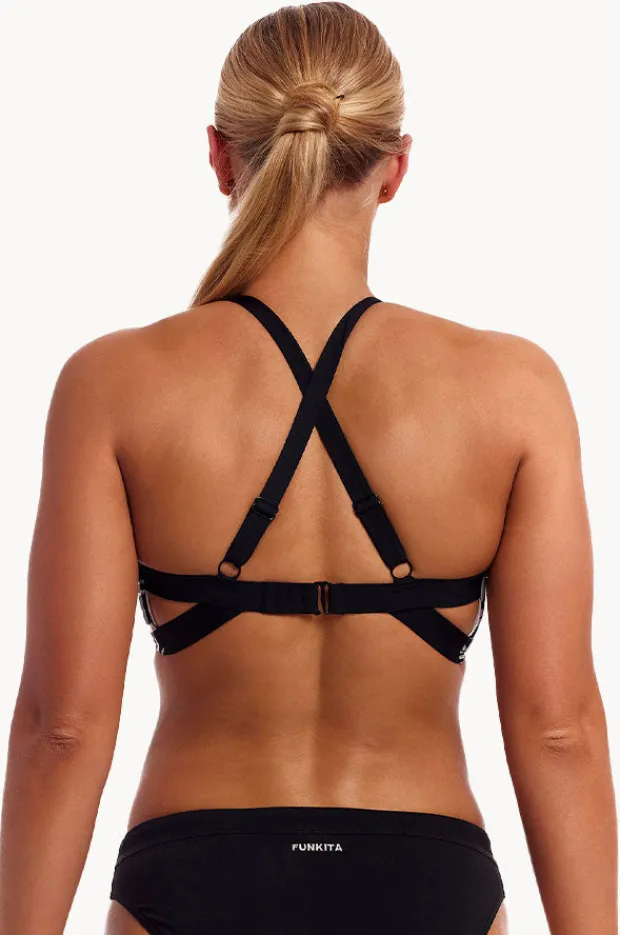 Women Funkita Night Flyer Hi Light Swim Top