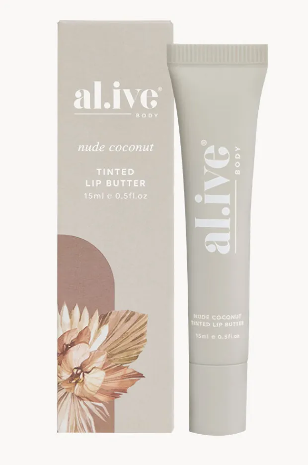 Women Al.ive Body Nude Coconut Tinted Lip Butter 15ml