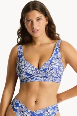 Women Sea Level Palmera Cross Front Bra