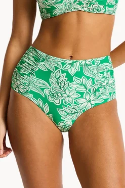Women Sea Level Palmera Gathered High Waist Pant