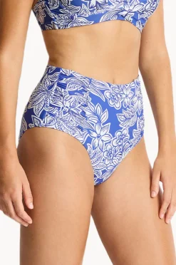 Women Sea Level Palmera Gathered High Waist Pant