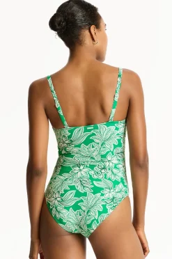 Women Sea Level Palmera U Bar Bandeau One Piece