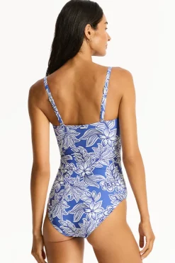 Women Sea Level Palmera U Bar Bandeau One Piece